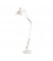 Lampe de bureau Wally Métal blanc mat 1 ampoule 160cm