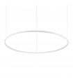 Suspension LED intégré Oracle 1 ampoule Métal,aluminium blanc