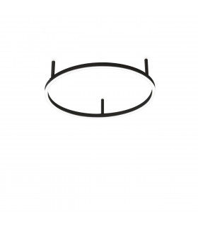 Plafonnier LED intégré Oracle Métal,aluminium Noir 1 ampoule 7cm