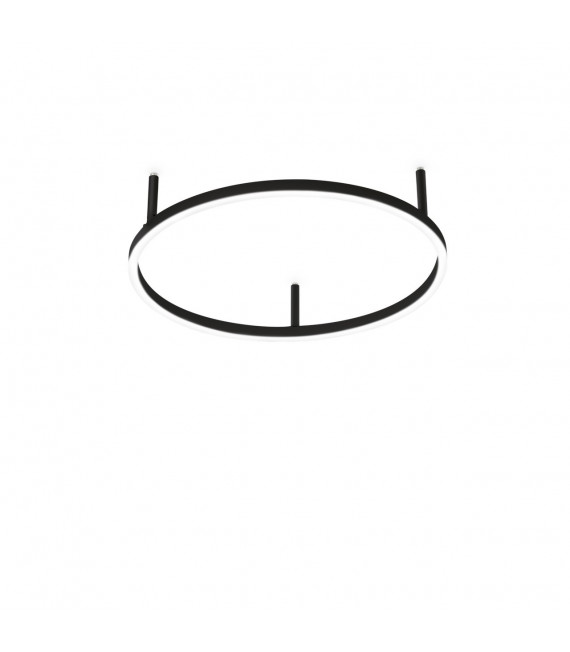 Plafonnier LED intégré Oracle Métal,aluminium Noir 1 ampoule 7cm