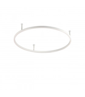 Integrated LED ceiling light Oracle Metal, white aluminum 1 bulb 7cm