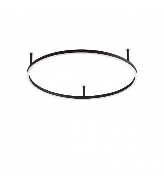 Plafonnier LED intégré Oracle Métal,aluminium Noir 1 ampoule 7cm