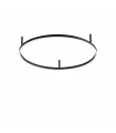 Plafonnier LED intégré Oracle Métal,aluminium Noir 1 ampoule 7cm