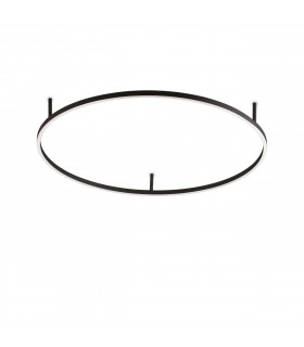 Integrierte LED-Deckenleuchte Oracle Metal, Aluminium Schwarz 1 flammig 7cm