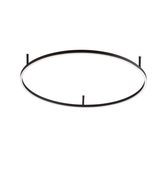 Integrierte LED-Deckenleuchte Oracle Metal, Aluminium Schwarz 1 flammig 7cm