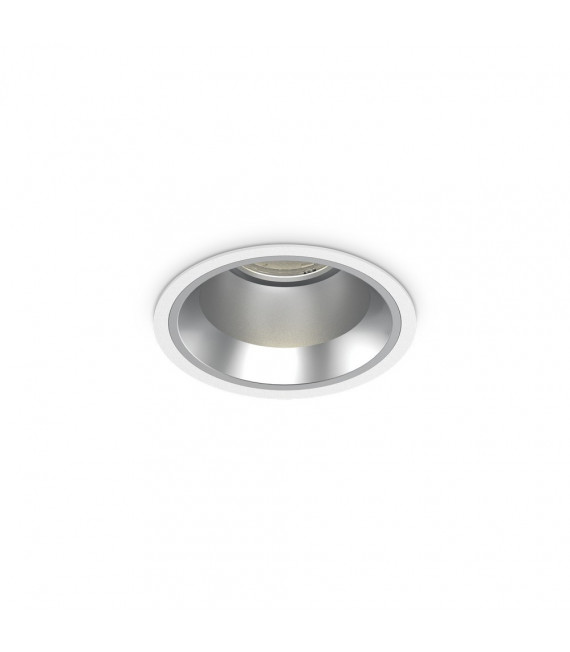 Faretto da incasso Off Metal, alluminio bianco 1 lampadina 7,6cm
