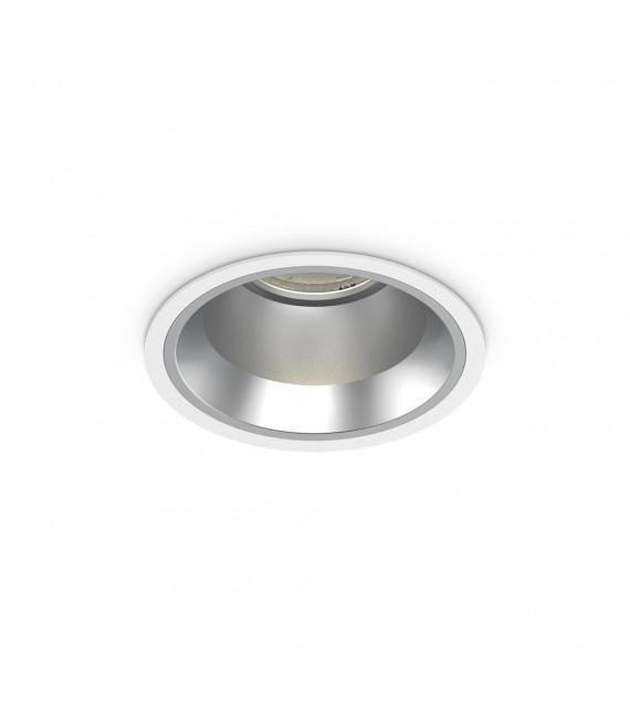 Faretto da incasso Off Metal, alluminio bianco 1 lampadina 10cm