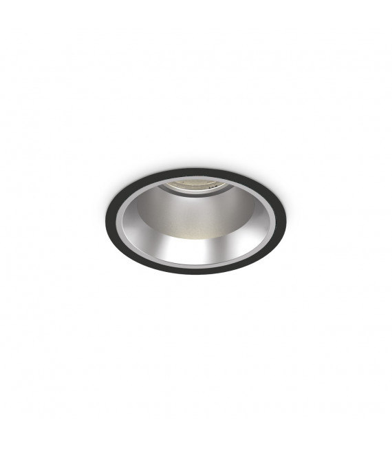 Einbaustrahler Off Metal, Aluminium Schwarz 1 flammig 7,6cm