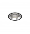 Spot encastré Off Métal,aluminium Noir 1 ampoule 7,6cm