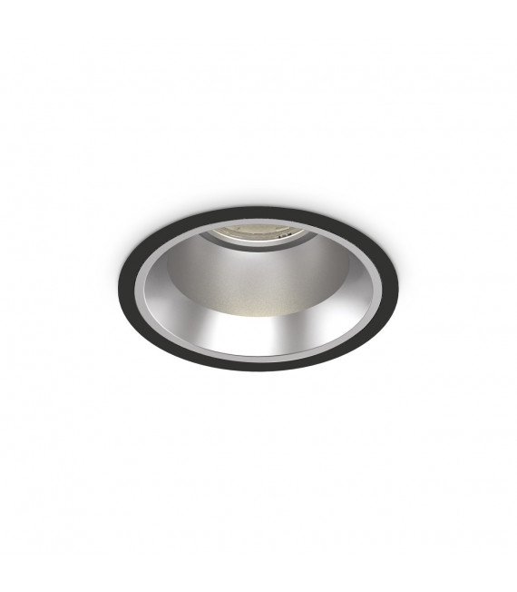 Faretto da incasso Off Metallo, alluminio Nero 1 lampadina 10cm
