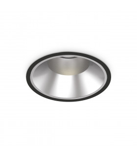 Recessed spotlight Off Metal, aluminum Black 1 bulb 13.2cm