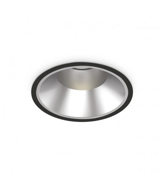 Recessed spotlight Off Metal, aluminum Black 1 bulb 13.2cm