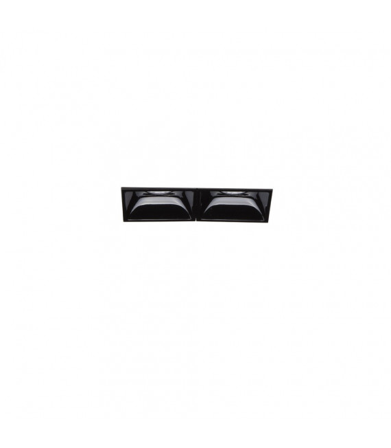 Foco empotrable Lika Metal, aluminio Negro 1 bombilla 5,4cm