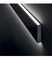 Linus integrated LED wall light Metal, black aluminum 1 bulb 9.5cm