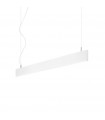 Suspension LED intégré Linus 1 ampoule Métal,aluminium blanc