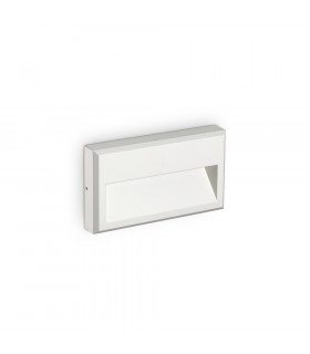 Applique Febe Glass, metallo bianco 1 lampadina 13cm