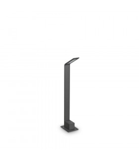Agos Gartenpoller Metall, Aluminium Anthrazit 1 Glühbirne 60cm