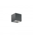 Garden wall lamp Rubik Metal, aluminum Anthracite 1 bulb 7cm