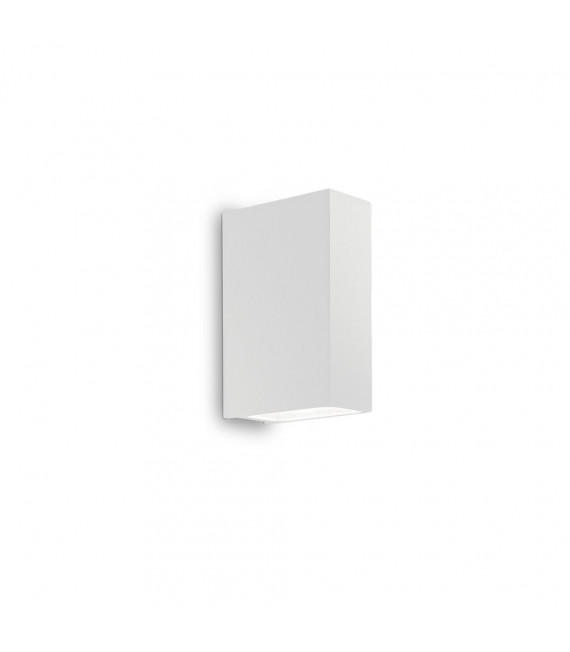 Garden wall light Tetris-2 Metal, white aluminum 2 bulbs 13cm