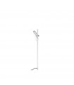 Borne de jardin Hub Métal,aluminium blanc 1 ampoule 74,5cm
