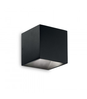 Applique de jardin Rubik Métal,aluminium Noir 1 ampoule 10cm