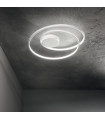 Integrated LED ceiling light Oz Metal, plastic Black 1 bulb 18cm