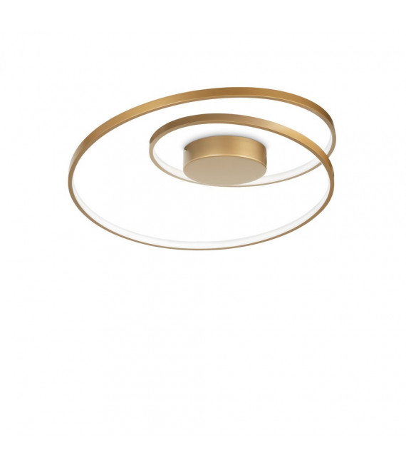 Integrierte LED-Deckenleuchte Oz Metall, Kunststoff Gold 1 Glühbirne 18cm
