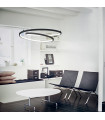 Suspension LED intégré Oz 1 ampoule Métal,plastique Or