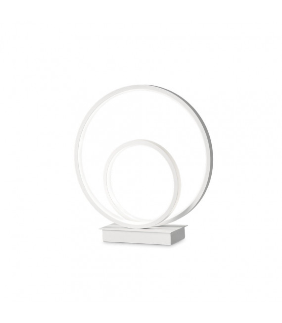 Lampe LED intégré Oz Métal,plastique blanc 1 ampoule 31cm