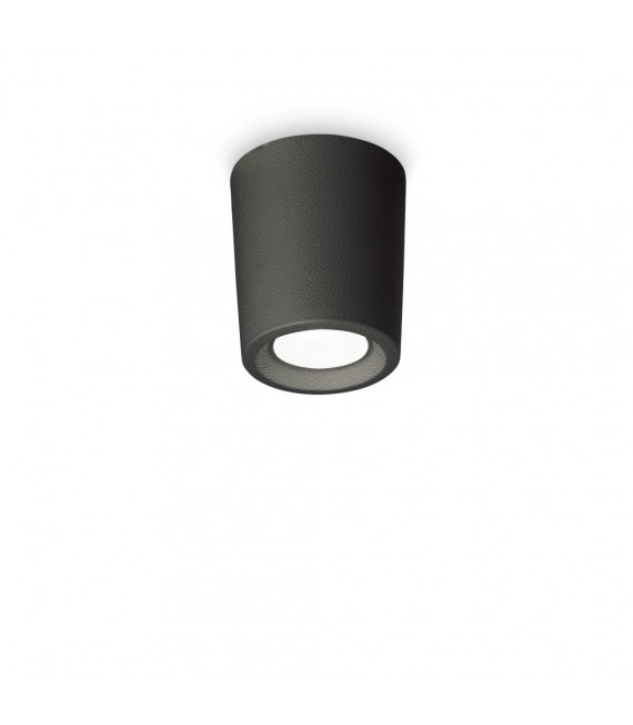 Spot Downlight Livia Kunststoff Schwarz 1 Glühbirne 6,5cm