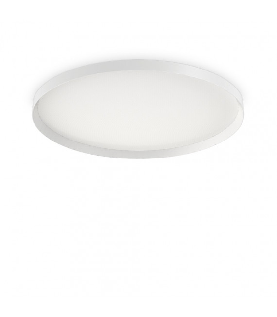 Plafoniera LED integrata Fly Metallo, alluminio, plastica bianca 1 lampadina 7cm