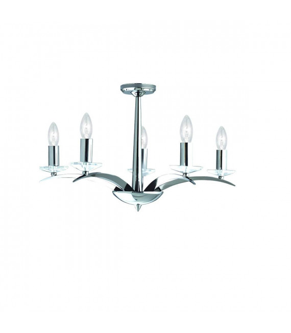 plafonnier ventilateur vintage 2 ampoules e27 max 60w brun patiné