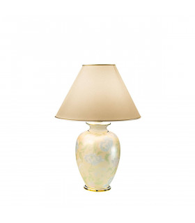 Lampada da tavolo GIARDINO in oro 24 carati 1 lampadina