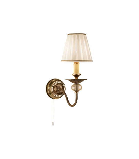 Applique classica ASCOT in ottone antico 1 lampadina