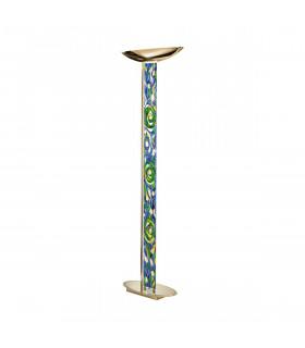 Lampadaire design DELPHI Or 24 Carats 2 ampoules