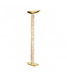 Design Stehleuchte DELPHI Gold 24 Karat 2 Glühbirnen