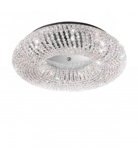 Plafonnier design CARLA chrome 5 ampoules