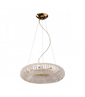 Design Anhänger CARLA 24 Karat Gold 5 Glühbirnen