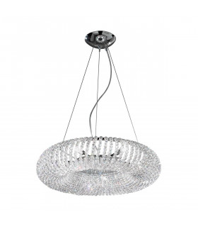 Designaufhängung CARLA Chrom 5 Lampen
