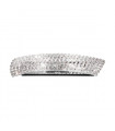 Applique murale design CARLA chrome 2 ampoules