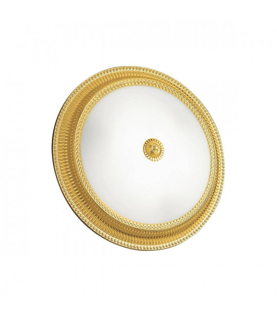 Plafonnier classique MILORD Or 24 Carats 3 ampoules