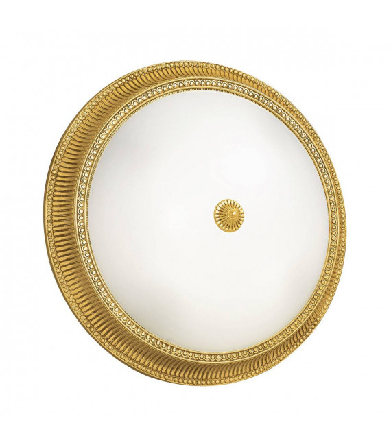 Plafoniera classica MILORD 24 carati oro 4 lampadine