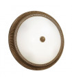 Plafonnier classique MILORD laiton antique 4 ampoules