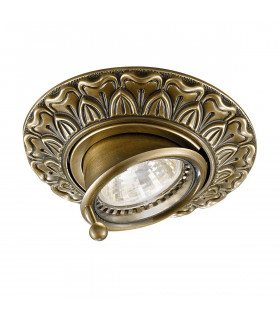Spot classico MILADY in ottone antico 1 lampadina