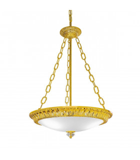 Klassische Pendelleuchte MILADY 24 Carat Gold 3 Glühbirnen