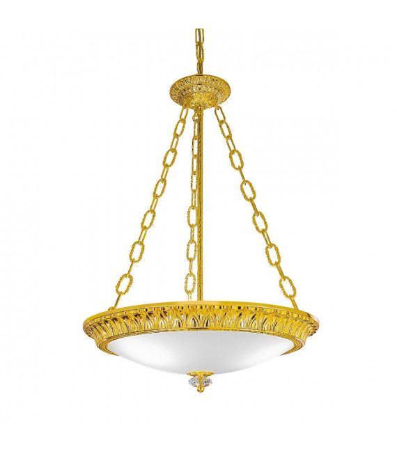 Klassische Pendelleuchte MILADY 24 Carat Gold 3 Glühbirnen