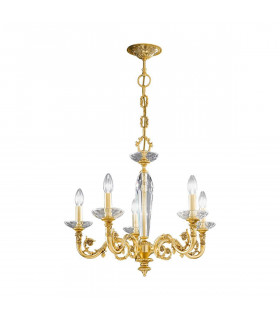 Chandelier classique CONTARINI or Français 5 ampoules