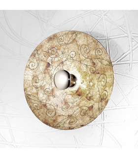 Applique murale design LUNA chrome 1 ampoule