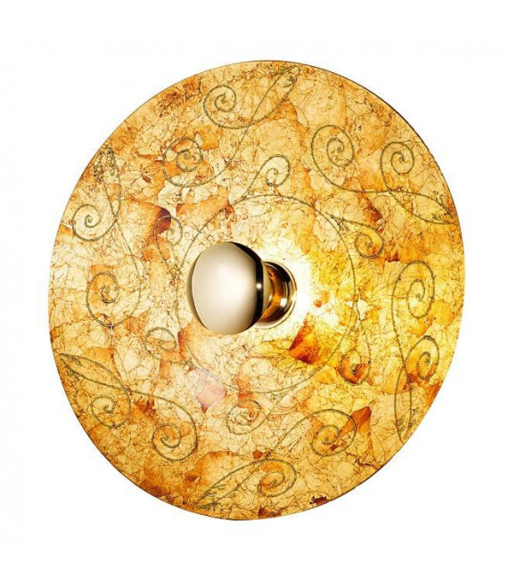 Aplique de diseño LUNA 24 quilates Oro 1 bombilla