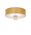 Plafonnier design EMOZIONE Or 24 Carats 6 ampoules